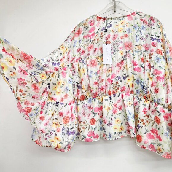 Elie Tahari Floral Top - Picture 11 of 13